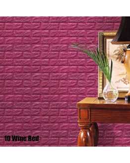 3D Multi Color Stone Brick Wall Paper