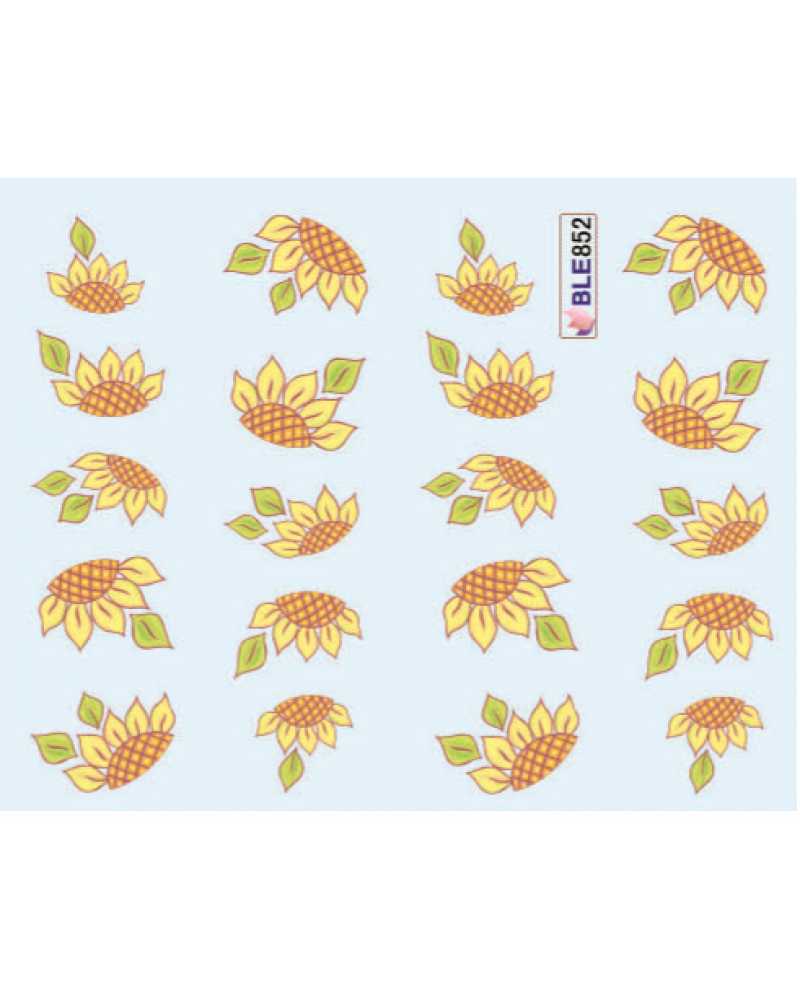 Sunflower Nail Stickers