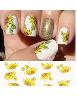 Sunflower Nail Stickers