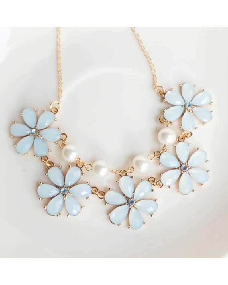 Hot Fashion Pearl Flower Necklace