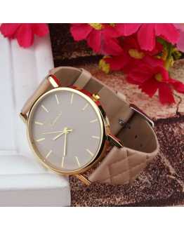 Classy Leather Quartz Women Watch