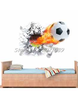 3D Soccer Wall Sticker