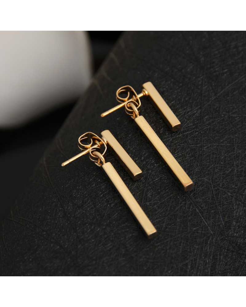 T Bar Exotic Earrings