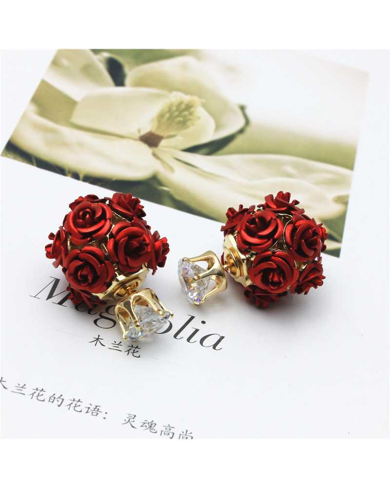 Multi Rose Lovely Earrings