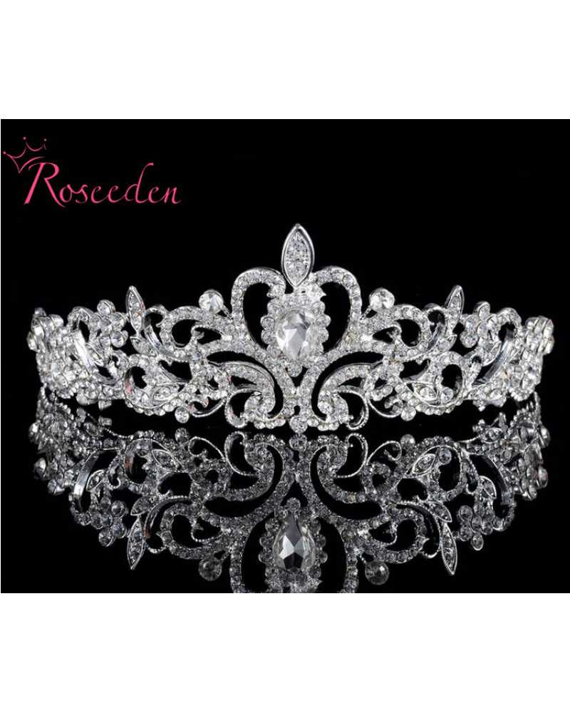 Heart Rhinestone Crystal Tiaras / Crown