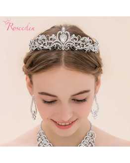 Heart Rhinestone Crystal Tiaras / Crown