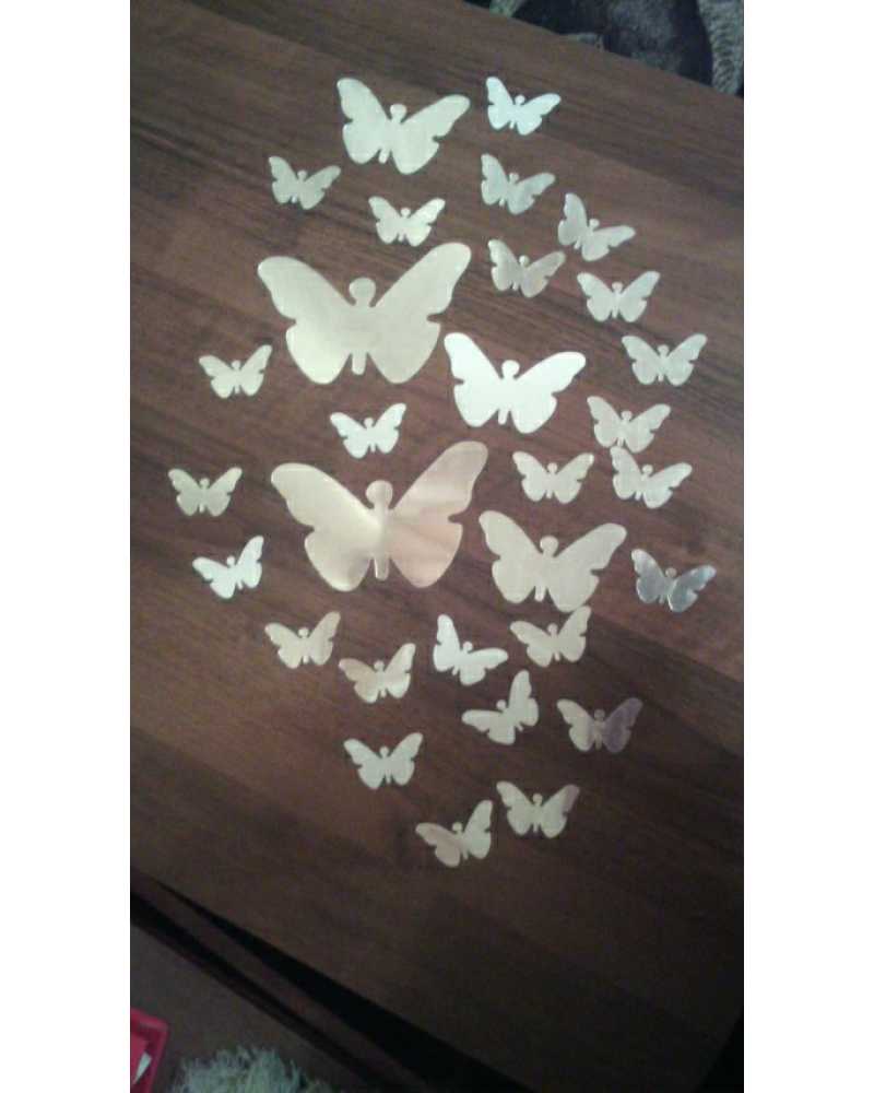 3D Mirror Butterfly Wall Stickers