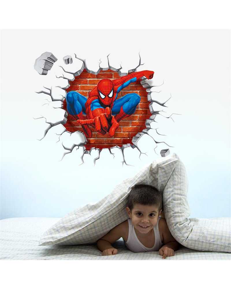 3D Spider Man Wall Sticker