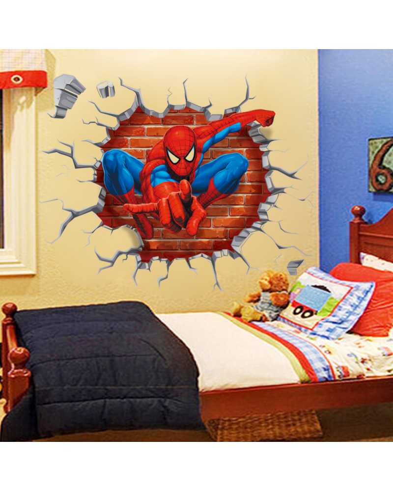 3D Spider Man Wall Sticker