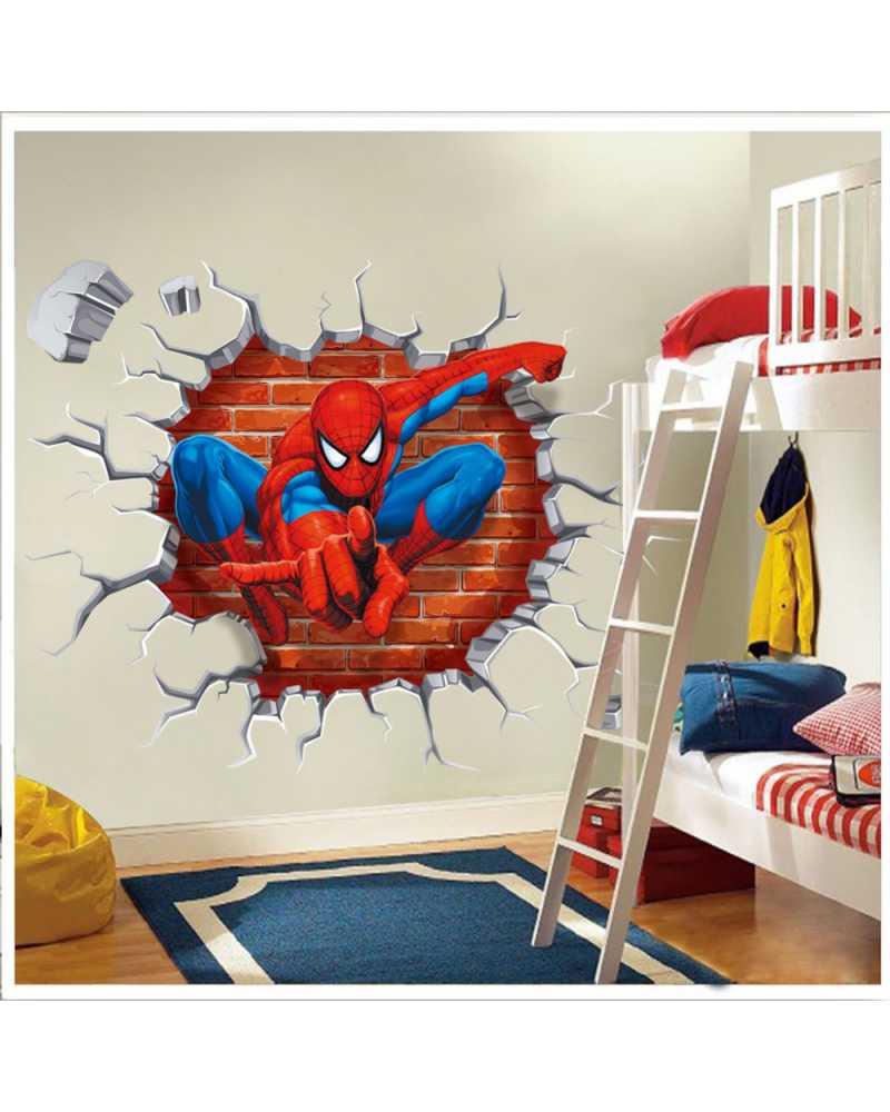 3D Spider Man Wall Sticker