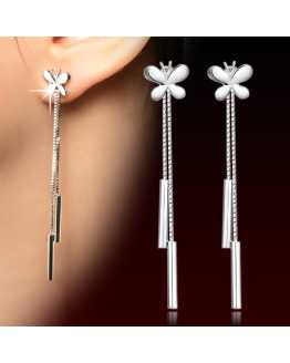 Butterfly Long Tassel Exotic Earrings