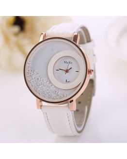 Crystal Leather Women Wrist Watch