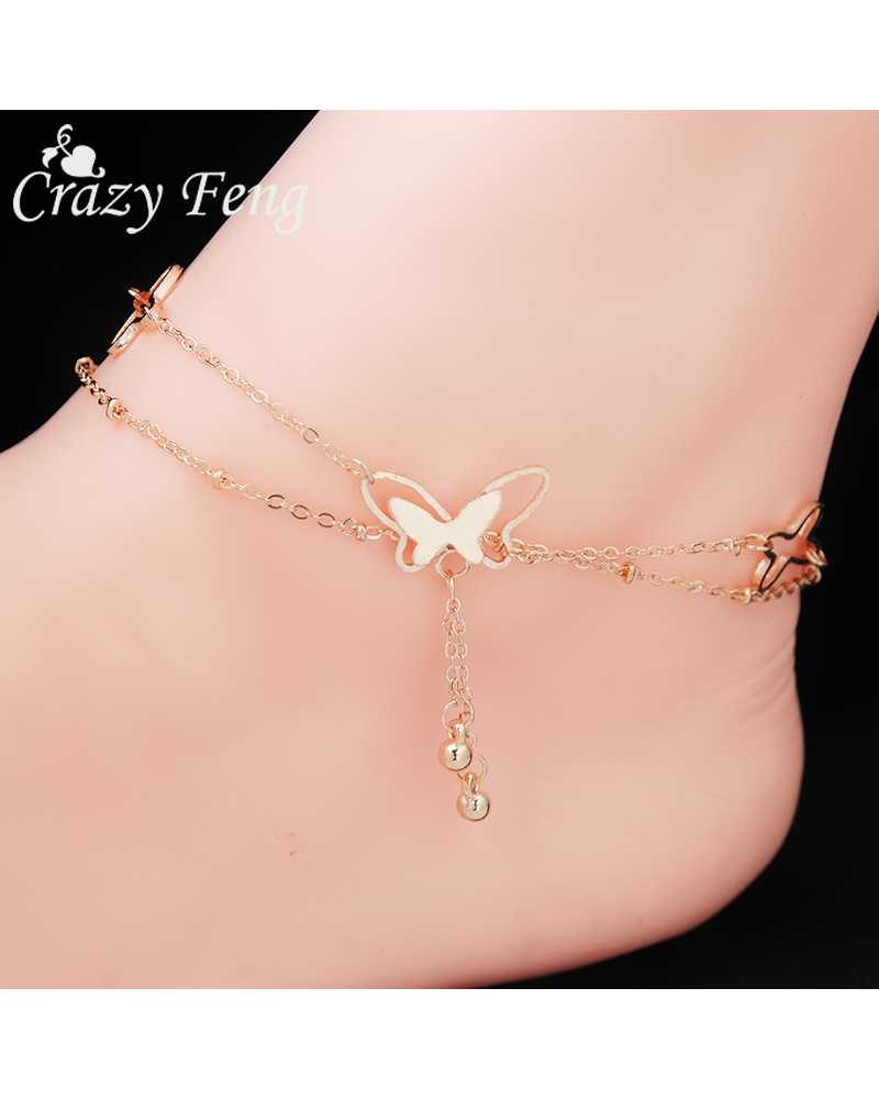 Butterfly Gold Anklet