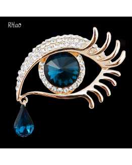 Eye Crystal Brooch