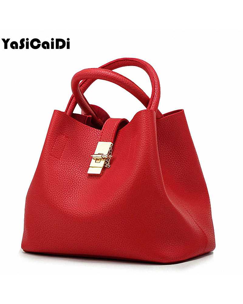 Candy Fashion Leather Women Hand / Shoulder Bag