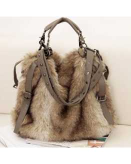 Hot And Luxury Fur Women Hand / Shoulder Bag