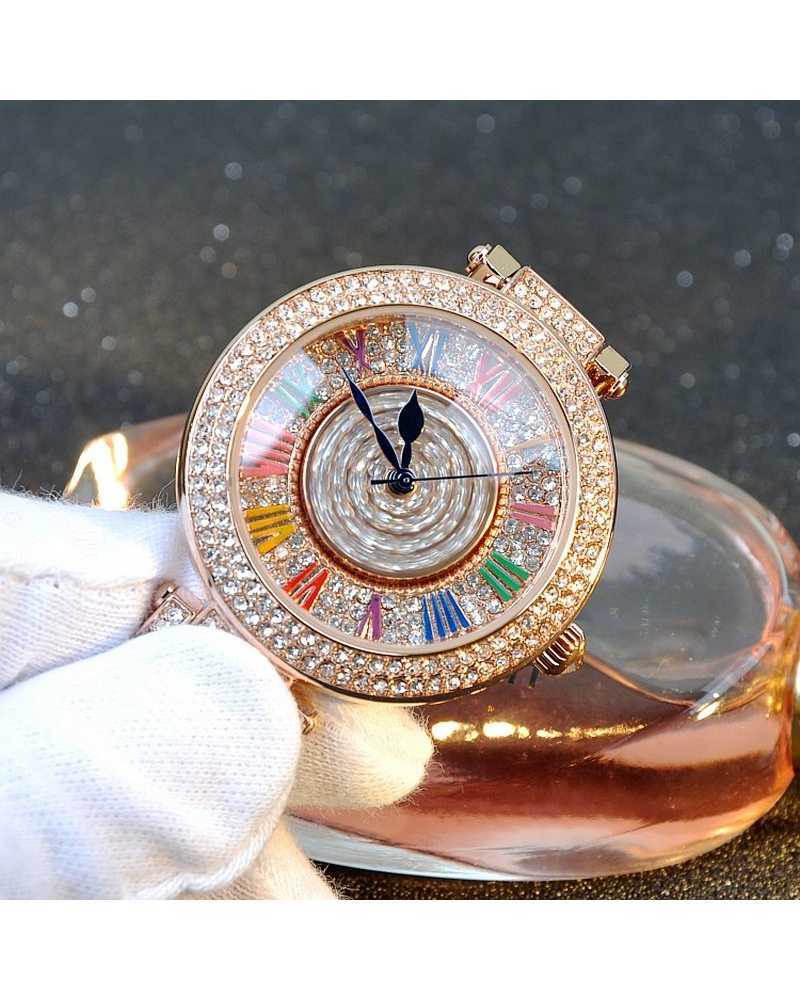 Multi-Color Stylish Unique Ladies Watch