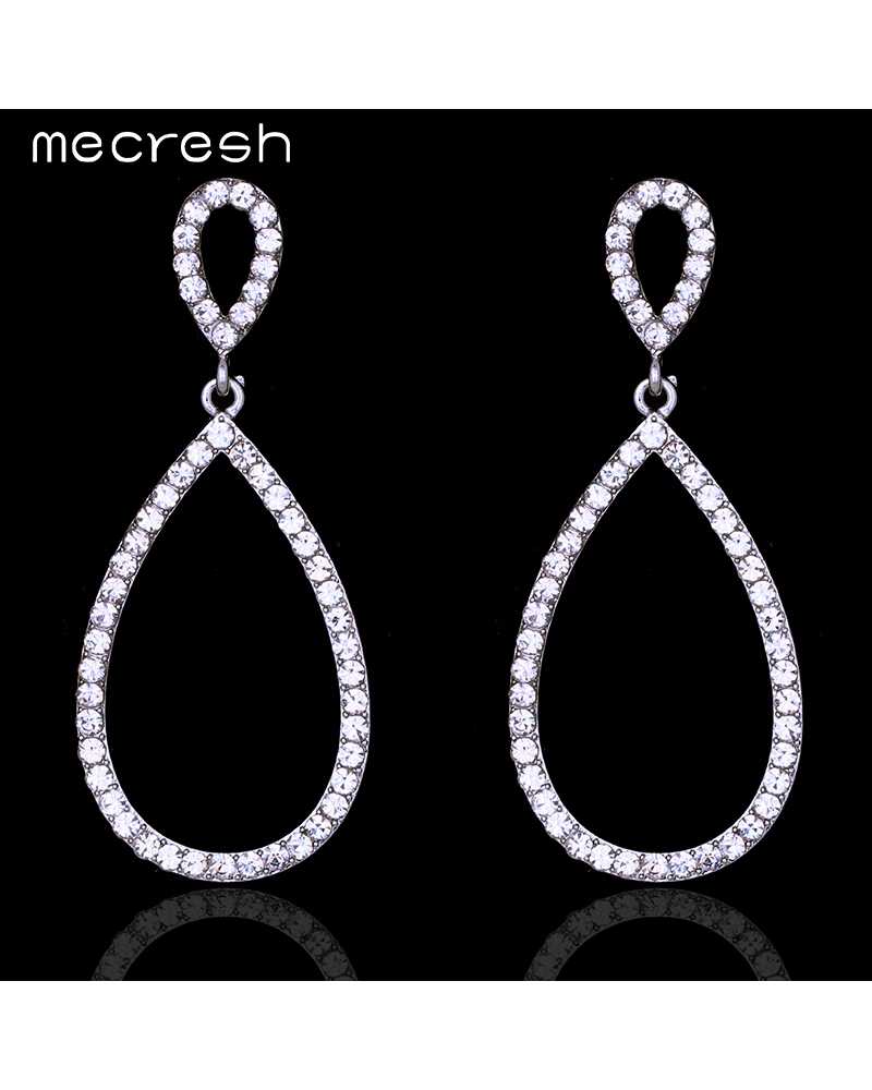 Hot Crystal Long Exotic Earrings