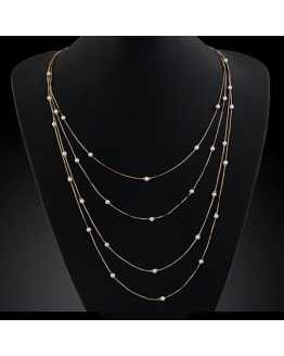 Multi Layer Gold Plated Necklace