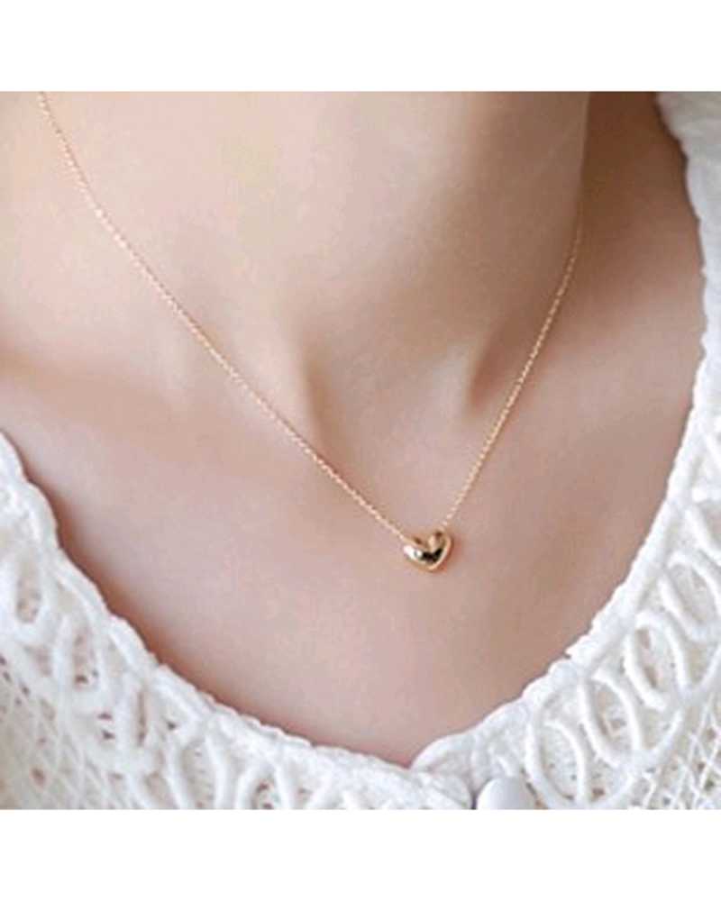 Lovely Gold Heart Shaped Pendant