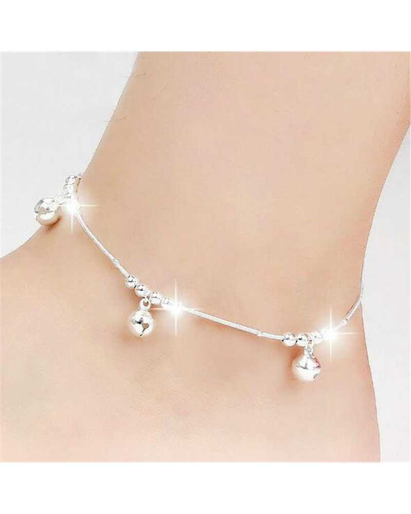 Bell Silver Anklet