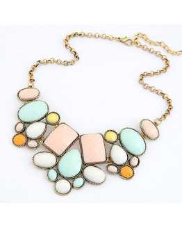 5 Color Vintage Gem Necklace