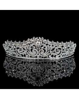 Glittering Rhinestone Tiara / Crown