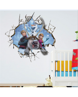 3D Frozen Wall Sticker