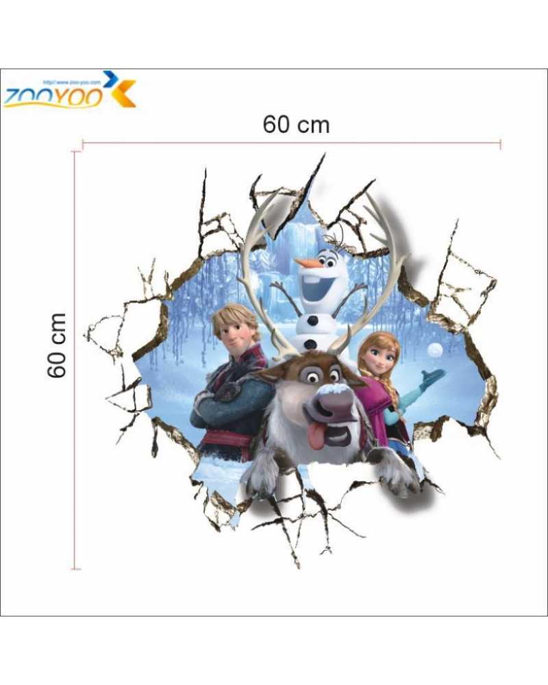 3D Frozen Wall Sticker