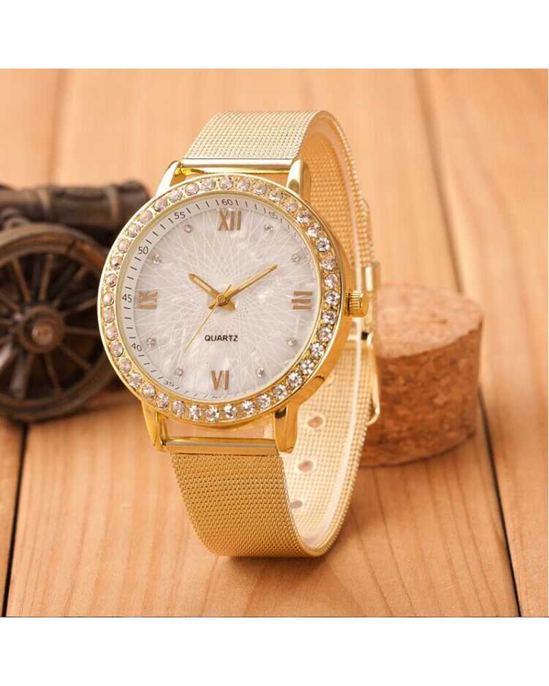 Trendy Crystal Women Wrist Watch