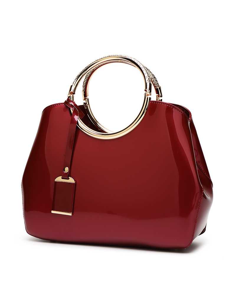 Hot Selling Patent Leather Women Hand / shoulder Bag :: Wowflashy.com