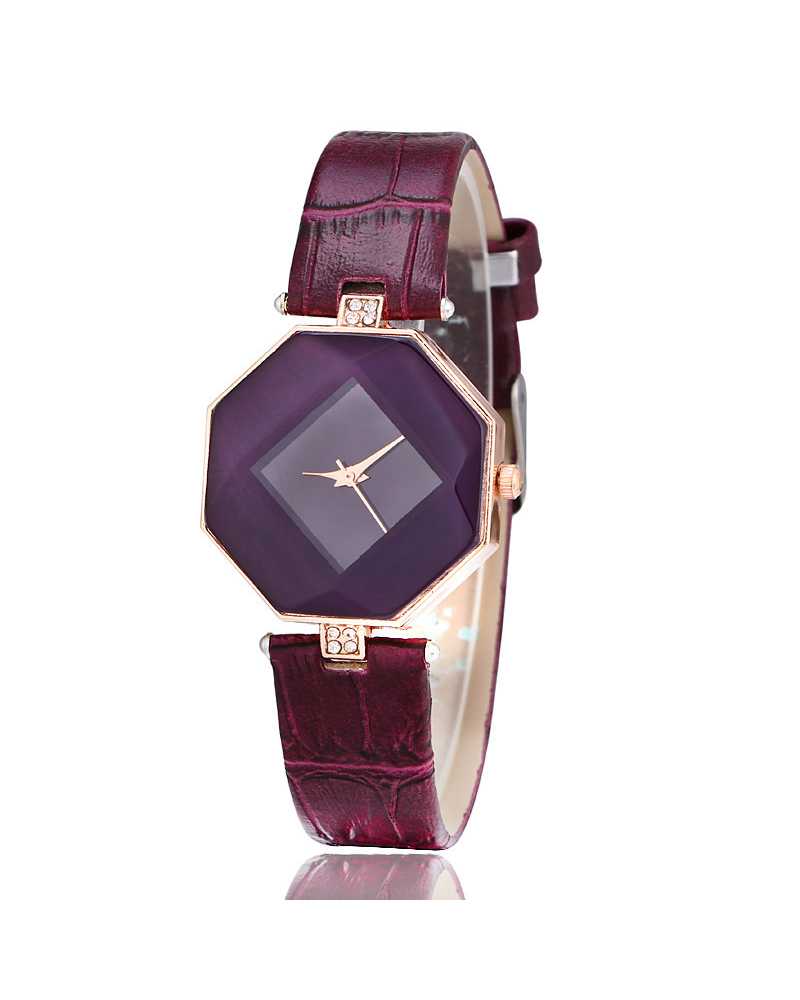 Octagon Shape Women Wrist Watch