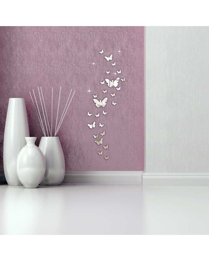 3D Mirror Butterfly Wall Stickers