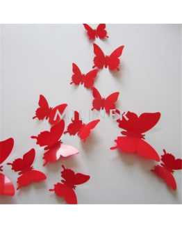 3D Plain Butterfly Wall Sticker