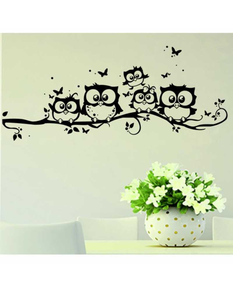 Own and Butterfly Wall Sticker