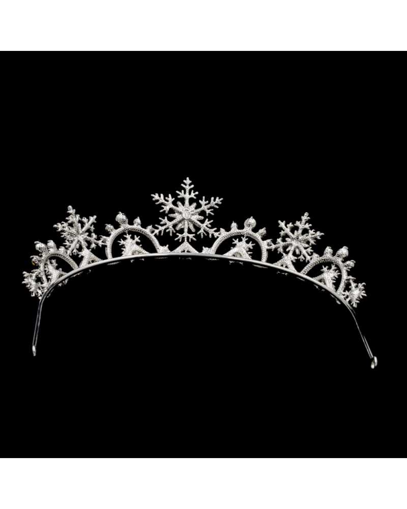 Austrian Crystal Snowflake Tiara / Crown