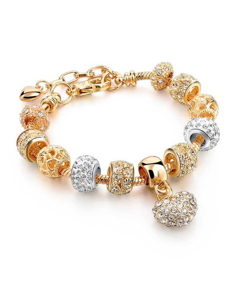 Luxury Crystal Gold Plated Spunky Bracelets :: Wowflashy.com