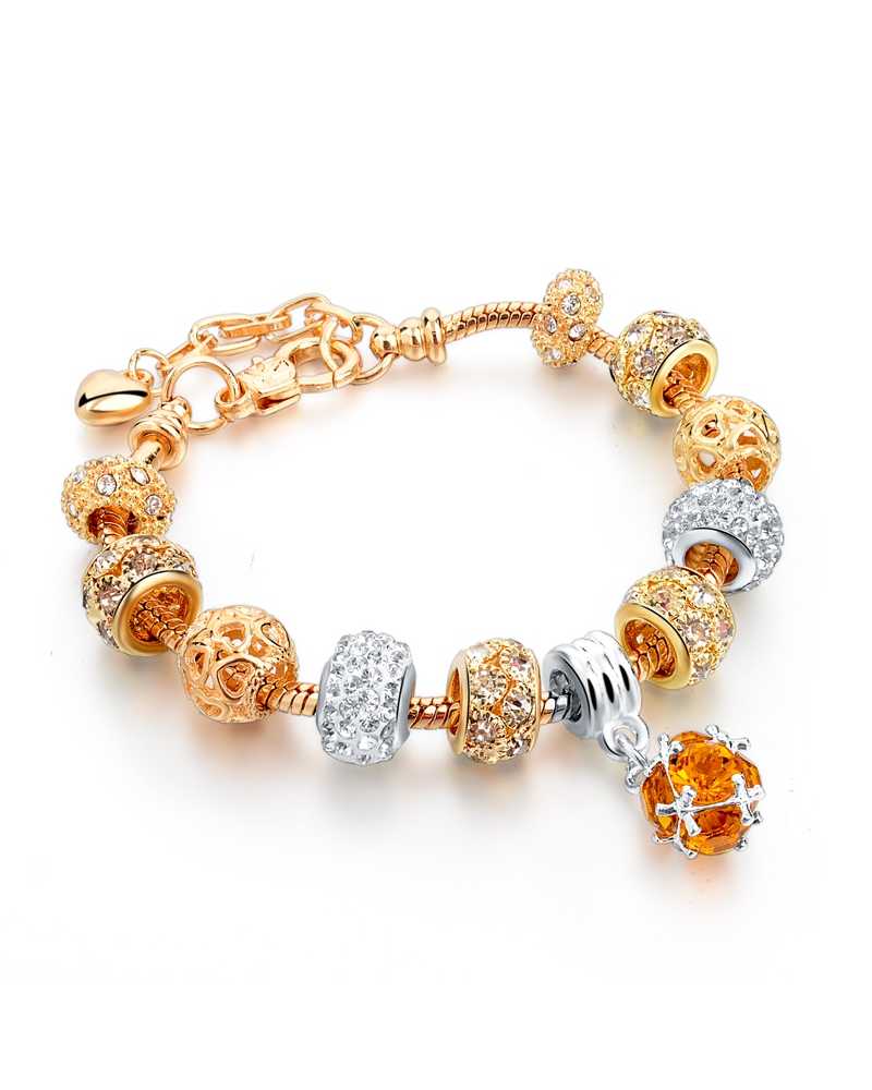 Luxury Crystal Gold Plated Spunky Bracelets :: Wowflashy.com
