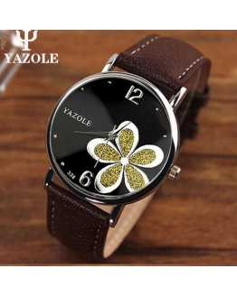 Fashion Flower Quartz Women Wrist Watch